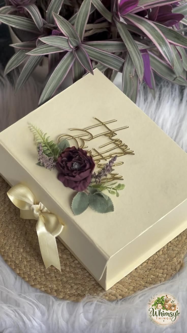 Blooming Birthday Keepsake Box