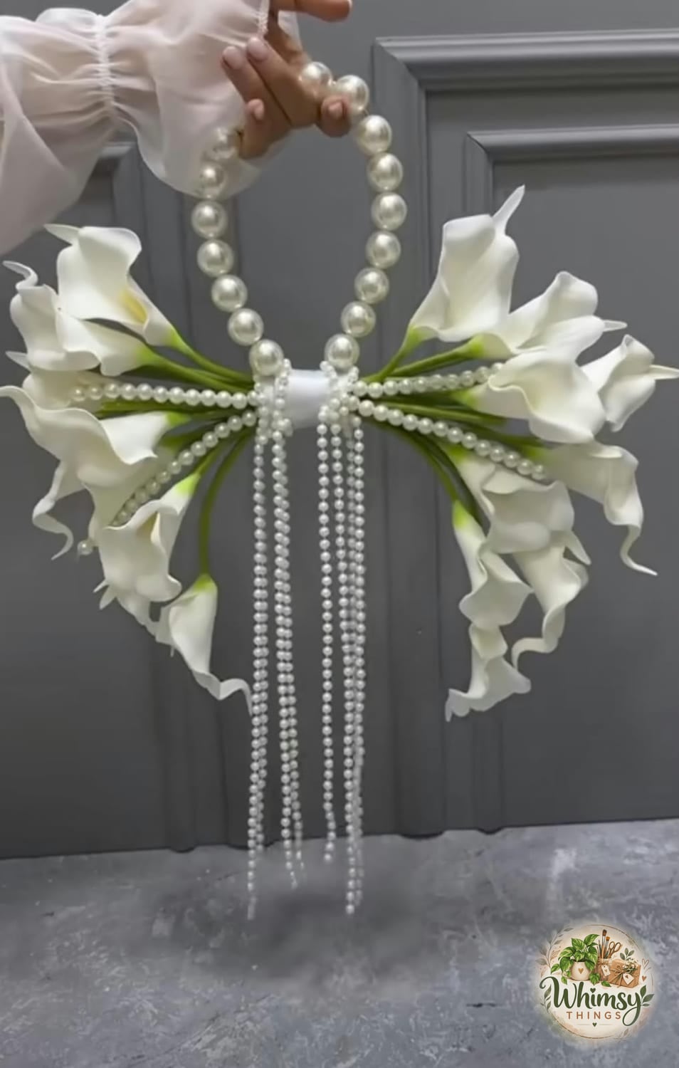 Calla Butterfly Pearl Bag