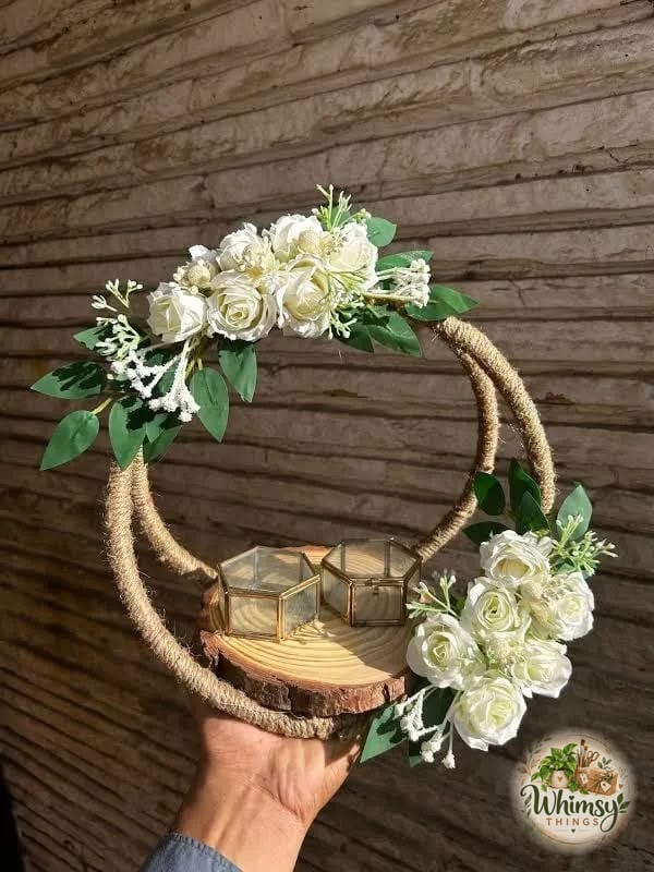 Jute Hoop Ring Holder