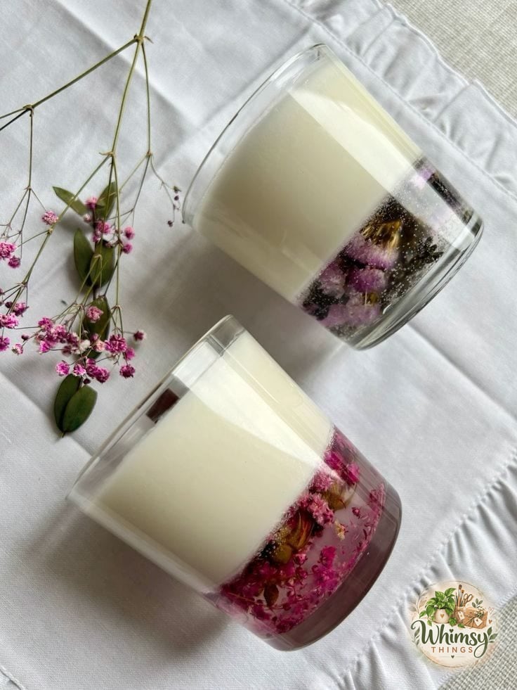 Petal Layer Candle