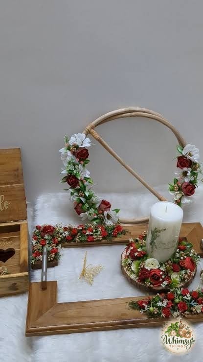 Red Rose Wedding Set