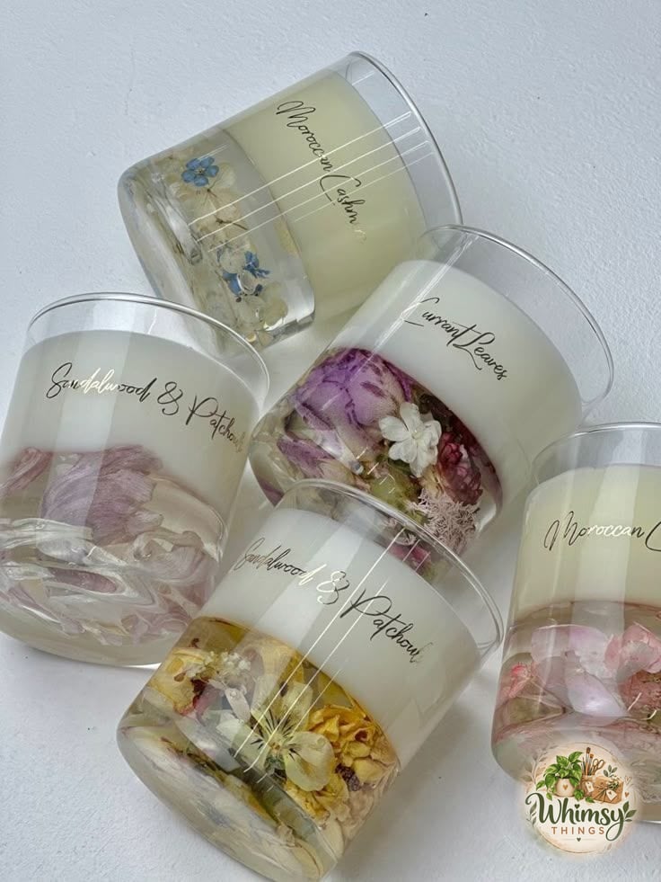 Scented Petal Jar Candle