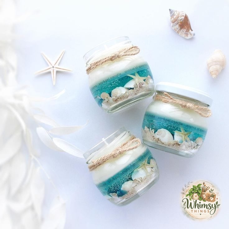 Seashell Ocean Candle