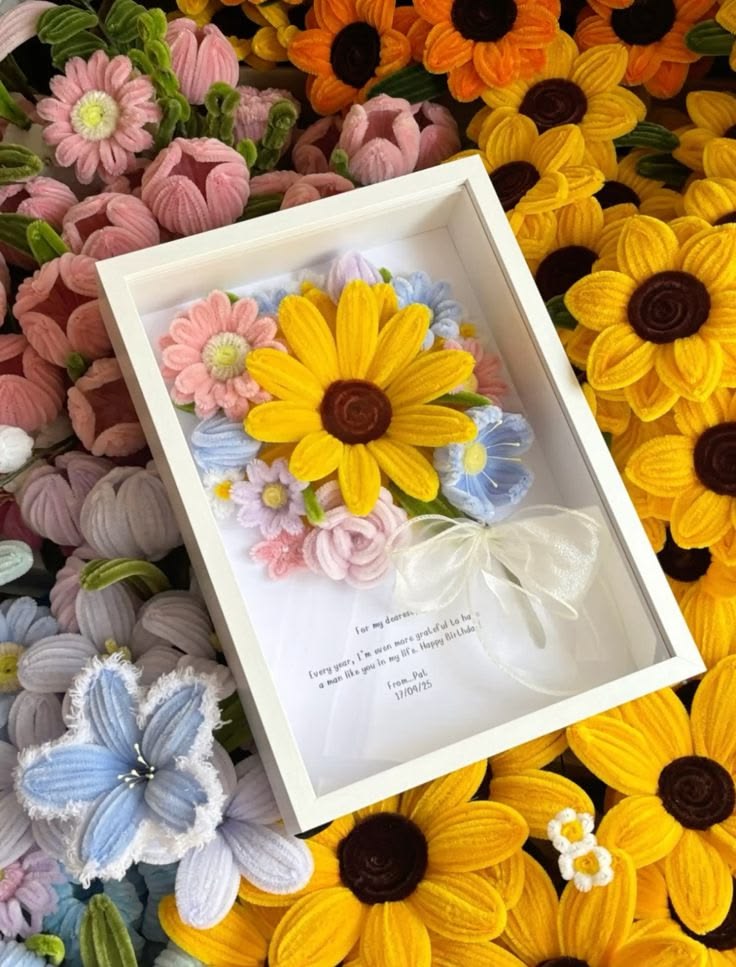 Sunflower Letter Frame